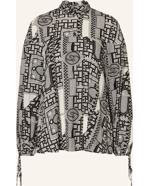 Reiss Schluppenbluse HARRY - Schwarz