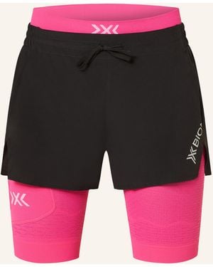 X Bionic 2-in-1-Laufshorts EFFEKTOR - Pink