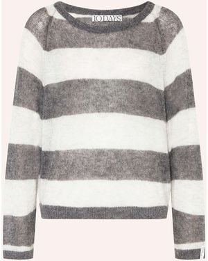 10Days Pullover mit Alpaka - Grau
