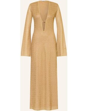 Oséree Strandkleid LUMIÈRE mit Glitzergarn - Natur