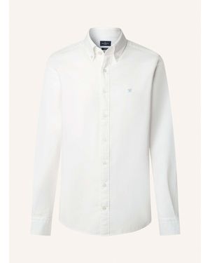 Hackett Freizeithemd ESS GMT DYED OXFORD - Weiß
