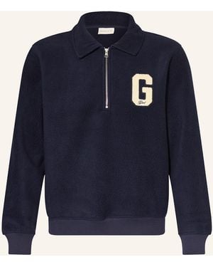 GANT Fleece-Troyer - Blau