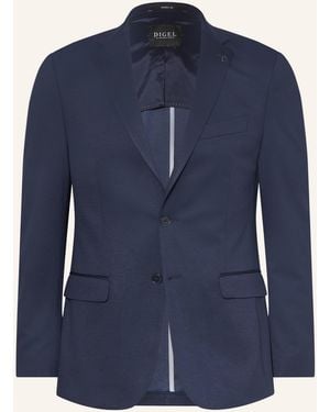 DIGEL Anzugsakko EDOARDO Modern Fit aus Jersey - Blau