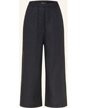 COS Culotte aus Leinen - Blau