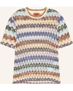 Missoni Strickshirt mit Glitzergarn - Natur