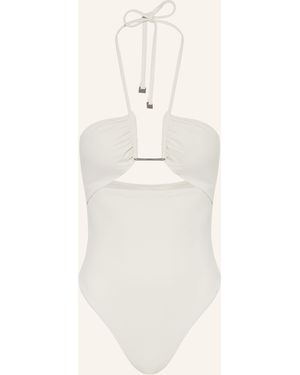 Calvin Klein Neckholder-Badeanzug - Natur