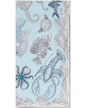 Inoui Edition Tuch mit Seide - Blau