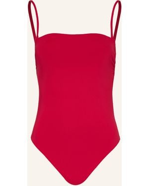 Calvin Klein Bandeau-Badeanzug - Rot