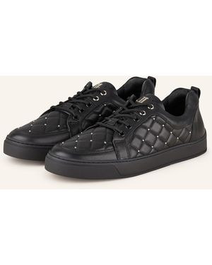 Leandro Lopes Sneaker EZIO mit Nieten - Schwarz