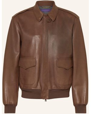 Ralph Lauren Lederjacke - Braun