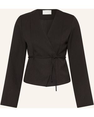 Neo Noir Wickelbluse SIMMI - Schwarz
