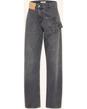 JW Anderson Boyfriend Jeans TWISTED - Grau