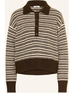 Mavi Strick-Poloshirt - Braun