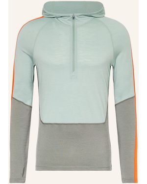 Icebreaker Midlayer MERINO 200 SONEBULA mit Merinowolle - Blau