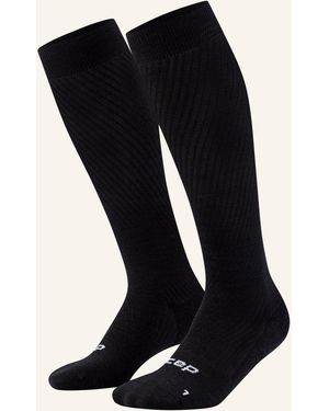 Cep Kniestrümpfe Core flight socks zum Reisen - Schwarz