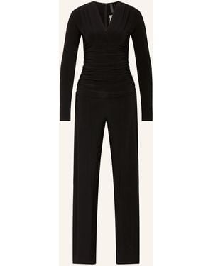 Norma Kamali Jersey-Jumpsuit - Schwarz
