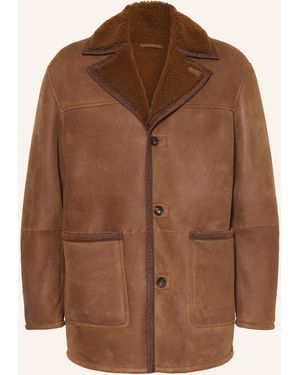 Etro Lederjacke - Braun