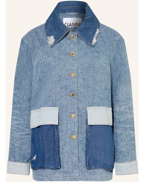 Ganni Jeansjacke - Blau