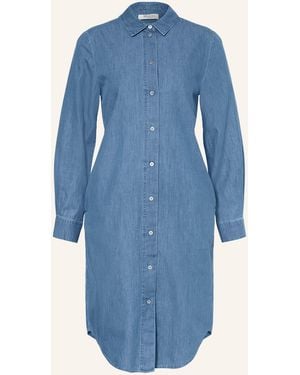 Maerz Hemdblusenkleid in Jeansoptik - Blau