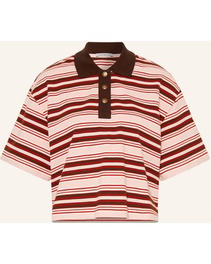 Moncler Piqué-Poloshirt - Rot