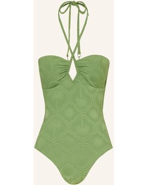 Seafolly Neckholder-Badeanzug OASIS - Grün