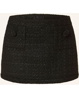 Marc Jacobs Tweed-Rock mit Glitzergarn - Schwarz