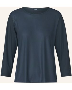 Joop! Shirt TAMINA im Materialmix mit 3/4-Arm - Blau