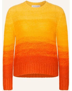 Iris Von Arnim Pullover RAINBOW DEGRADÉ 50 mit Cashmere - Orange