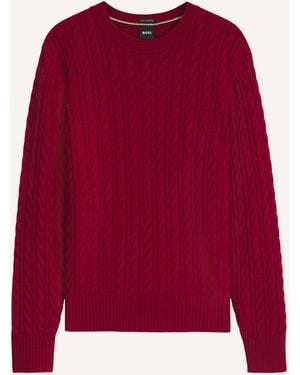 BOSS Pullover H-FURLAN Regular Fit - Rot