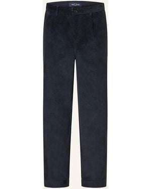 Fred Perry Cordhose Tapered Fit - Blau