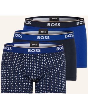 BOSS 3er-Pack Boxershorts POWER - Blau