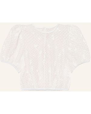 Riani Dirndlbluse aus Tüll - Natur