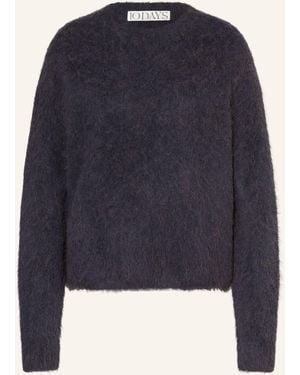 10Days Pullover mit Alpaka - Blau
