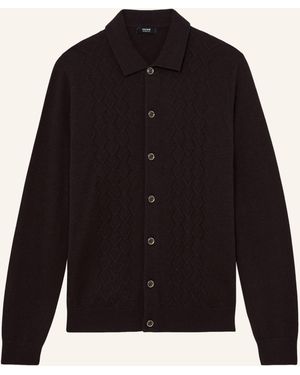 Reiss Strickjacke GIDEON - Schwarz
