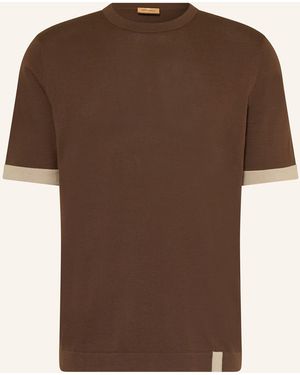 MOS MOSH Gallery Strickshirt MMGJUSTIN - Braun