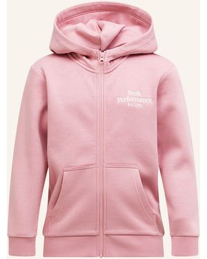 Peak Performance Kapuzensweatshirtjacke - Pink
