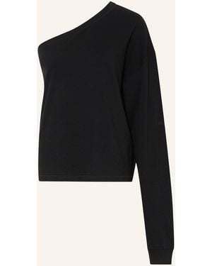 Black Palms One-Shoulder-Shirt ICONIC - Schwarz