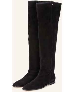 BOSS Overknee-Stiefel ANYAH - Schwarz