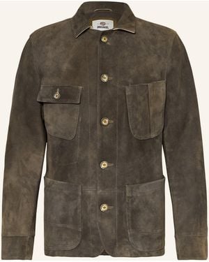 Meindl Leder-Overjacket COACH - Grün