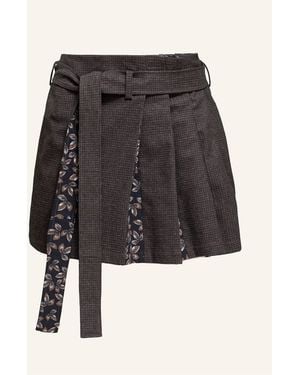Helene Galwas Mini Faltenrock HEIDI - Schwarz