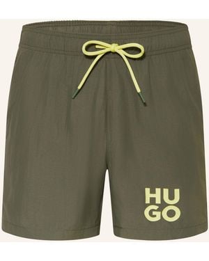 HUGO Badeshorts PAOLO - Grün