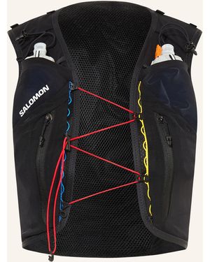 Salomon Laufweste ADV SKIN 12 RACE FLAG - Schwarz