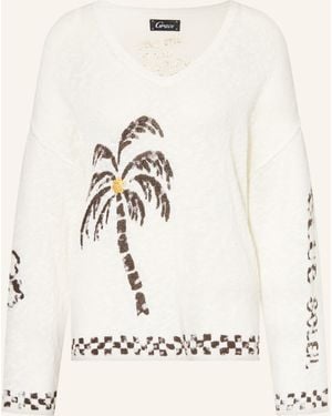 Grace Pullover mit Leinen - Natur