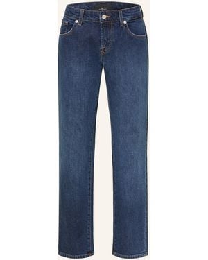 7 For All Mankind Straight Jeans LOW CIGARETTE - Blau