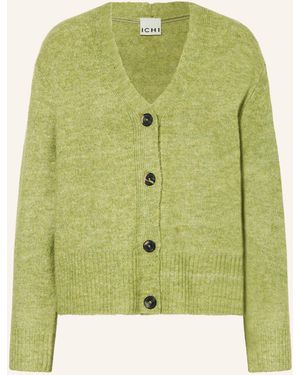 Ichi Strickjacke IHBALING - Grün