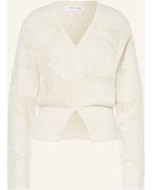 Samsøe & Samsøe Strickjacke SAPOPPIE - Natur