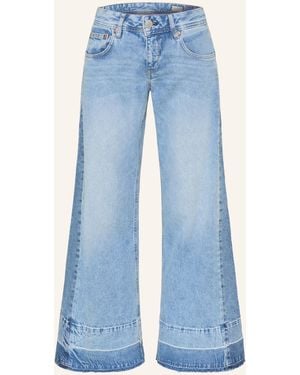 Herrlicher Wide Leg Jeans EDITH - Blau
