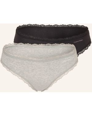 Calvin Klein 2er-Pack Slips COTTON STRETCH - Schwarz