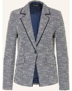 MARC AUREL Bouclé-Blazer mit Glitzergarn - Blau