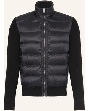 Belstaff Lightweight-Daunenjacke COMPOUND im Materialmix - Schwarz